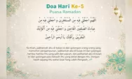 Doa Puasa Hari ke-5 Ramadhan: Rahasia Jadi Hamba Saleh dan Dicintai Allah