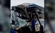 Sopir Ngaku Tertidur, Dua Bus Transjakarta Tabrakan di Jalur Langit Cipulir, 24 Penumpang Luka