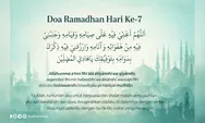 Rahasia Doa Puasa  Hari ke-7 Ramadhan: Minta Dijauhkan dari Dosa, Didekatkan pada Cahaya-Nya