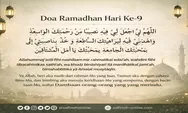 Jangan Lewatkan Hari ke-9 Ramadhan! Ini Doa Puasa hari ke 9 Ramadhan Lengkap Arab, Latin, dan Artinya yang Bikin Hati Lebih Tenang