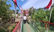 Ketika TNI dan Rakyat Bergotong-royong, Jembatan Perintis Garuda Siliragung Banyuwangi Berhasil Hubungkan Dua Desa
