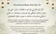 Doa Puasa  Hari ke 22 Ramadhan yang Penuh Makna: Amalan Istimewa di 10 Malam Terakhir Menuju Ampunan Allah
