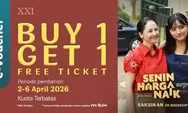 Promo Bioskop April 2026, Diskon CGV, XXI, dan Cinepolis
