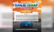 Ganjil Genap Jakarta Pekan Ini Berubah: Hanya 4 Hari, Libur pada 1 Mei 2026