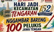 Meriah! 100 Pelukis Ramaikan Hari Jadi ke-152 Tengaran lewat Event Seni Kolaboratif