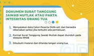 Contoh Surat Pernyataan Tanggung Jawab Mutlak (SPTJM) Terbaru 2026 untuk SPMB Lengkap Link Download