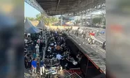 Tribun Kejurnas Drift Purwokerto Mendadak Ambruk, Penonton Berjatuhan hingga Ambulans Hilir Mudik