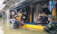Banjir Pati, Lanal Semarang Kerahkan Personel dan Bantuan Logistik