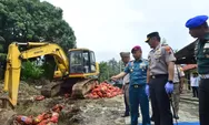 Peran TNI AL Nyata, Lanal Semarang Amankan Pemusnahan Bawang Impor Ilegal