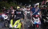 Night Riding Aerox Satukan Biker Lintas Kota Nikmati Gemerlap Semarang 