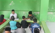 Tak Hanya Membangun Desa, Satgas TMMD Kodim Kebumen Bina Santri TPQ