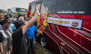 Bus Bergambar Manchester United Jadi Perhatian di Mudik Gratis Jateng