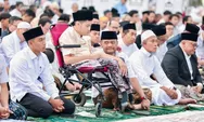 Salat Id di Simpanglima, Ahmad Luthfi Gaungkan Persatuan dan Optimisme Jawa Tengah