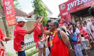 Ribuan Pelari Asing Semarakkan Jalanan Magelang dalam Red Dress Run 2026
