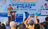 Buka SPMB Jateng 2026, Luthfi Ultimatum Praktik Titipan Siswa