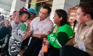 Ahmad Luthfi Tersentuh Kisah Driver Ojol yang Narik Sambil Asuh Anak