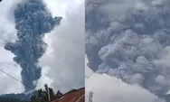 Gunung Merapi Sumatera Barat Erupsi, Kota Bukittinggi Dihujani Abu Vulkanik