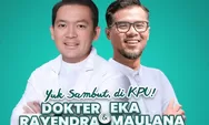Resmi Maju di Pilwalkot Bogor, Ini Profil dan Sepak Terjang Dokter Rayendra dan Eka Maulana