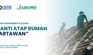Tingkatkan Hunian Sehat dan Nyaman, Promedia Group Berkolaborasi dengan Alduro Ganti Atap Rumah Wartawan Gratis