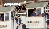 Bocah Penggemar Kereta Dapat Perlakuan Istimewa dari Masinis, Momen Viral di Stasiun Tawang