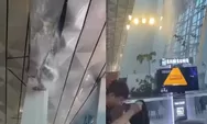 Atap Terminal 3 Bandara Soekarno-Hatta Jebol Saat Hujan Deras, Penumpang Panik