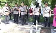 Kapolres Bulukumba Pimpin Upacara Ziarah dan Tabur Bunga di TMP Taccorong