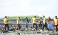 Polres Bulukumba Gelar Gerakan ASRI, Bersihkan Pantai dan Tanam Pohon Sambut Hari Bhayangkara ke-80