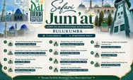 Safari Jum'at Kampas Bulukumba Bergema dari Masjid Agung hingga ICDT, Sebelas Dai Bertugas Khatib Jum’at