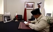 Prabowo Sampaikan Belasungkawa atas Wafatnya Sheikh Hamad bin Khalifa Al Thani