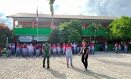 Tanamkan Jiwa Patriotisme, Babinsa Ekatiro Ajak Murid MTsN 3 Bulukumba Cintai NKRI
