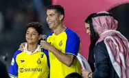 Al Nassr U-13 Juarai Saudi Pro League, Cristiano Ronaldo Junior Malu-malu Tos dengan Sang Ayah