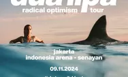 Dua Lipa Bakal Konser di Jakarta November Mendatang, Tiket Dijual 10 Juni