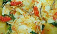 Gulai Ceplok Telur Singkong Campuaran Teri Medan dan Kentang, Sajian Berbuka Puasa di Bulan Ramadhan