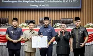 Pemkot dan DPRD Bandung Sepakati Rancangan Perubahan KUA dan PPAS APBD 2025