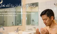 Niat Mandi Puasa Ramadan 1447 H: Arab, Latin, dan Tata Caranya