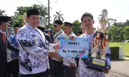 Hari Guru, Pj Bupati Berikan Penghargaan dan Sampaikan Pesan Kemendikdasmen