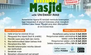 Tertarik Jadi Imam Masjid di UEA, Ikuti Seleksi Kemenag Ini