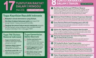 Bunyi 17+8 Tuntutan Rakyat: Suara Jalanan yang Mengguncang Negara