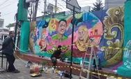 Duo Ratu Hadir di Mural Grafiti Palembang