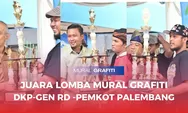 Palembang Berwarna:Inilah para Juara Lomba Mural Grafiti  DKP-Gen RD-Pemkot Palembang 
