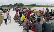 Jalan puluhan tahun rusak akhirnya mulus, warga Kalensari Subang gelar syukuran akses penghubung antar kecamatan