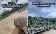 Sempat viral guru seberangi sungai pakai tali sling, jembatan darurat Desa Bah Aceh Tengah kini lebih aman