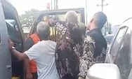 Ambulans tak bisa keluar parkiran saat akan jemput pasien, viral sopir cekcok dengan panitia hajatan di Cilegon