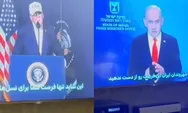 TV Iran diduga diretas, pidato Trump dan Netanyahu tiba-tiba muncul serukan warga bangkit
