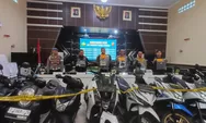 Polisi bongkar jaringan curanmor Subang, 9 pelaku ditangkap dan 21 motor curian disita