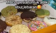 Viral menu donat brand terkenal untuk MBG di Palu, warganet perdebatkan soal gizi
