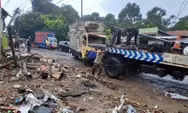 Truk muatan telur hantam warung di Subang, pemilik tewas tertimpa reruntuhan