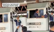 Aksi masinis beri topi ke bocah di Stasiun Tawang Semarang viral, momen sederhana jadi kenangan seumur hidup