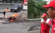 Viral motor terbakar di SPBU Semarang, pemilik kecewa APAR diduga telat digunakan