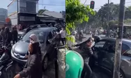 Diduga sopir mengantuk, mobil tabrak 4 motor di Jakbar berujung amukan warga
